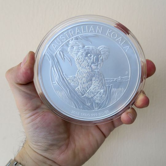 1kg Koala Silbermünze 2015