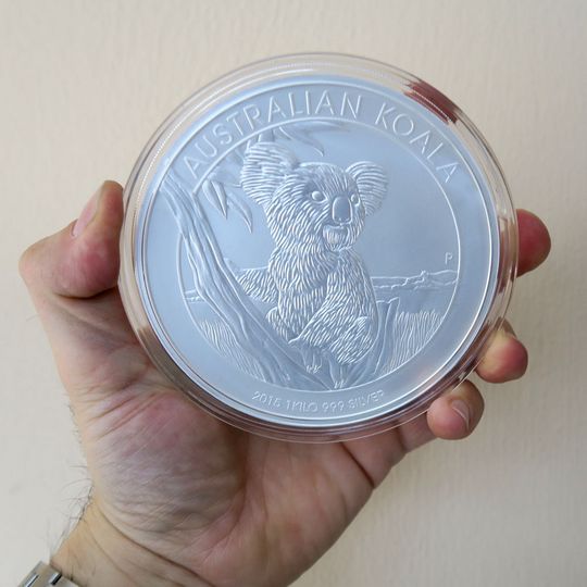 1kg Koala Silbermünze 2015