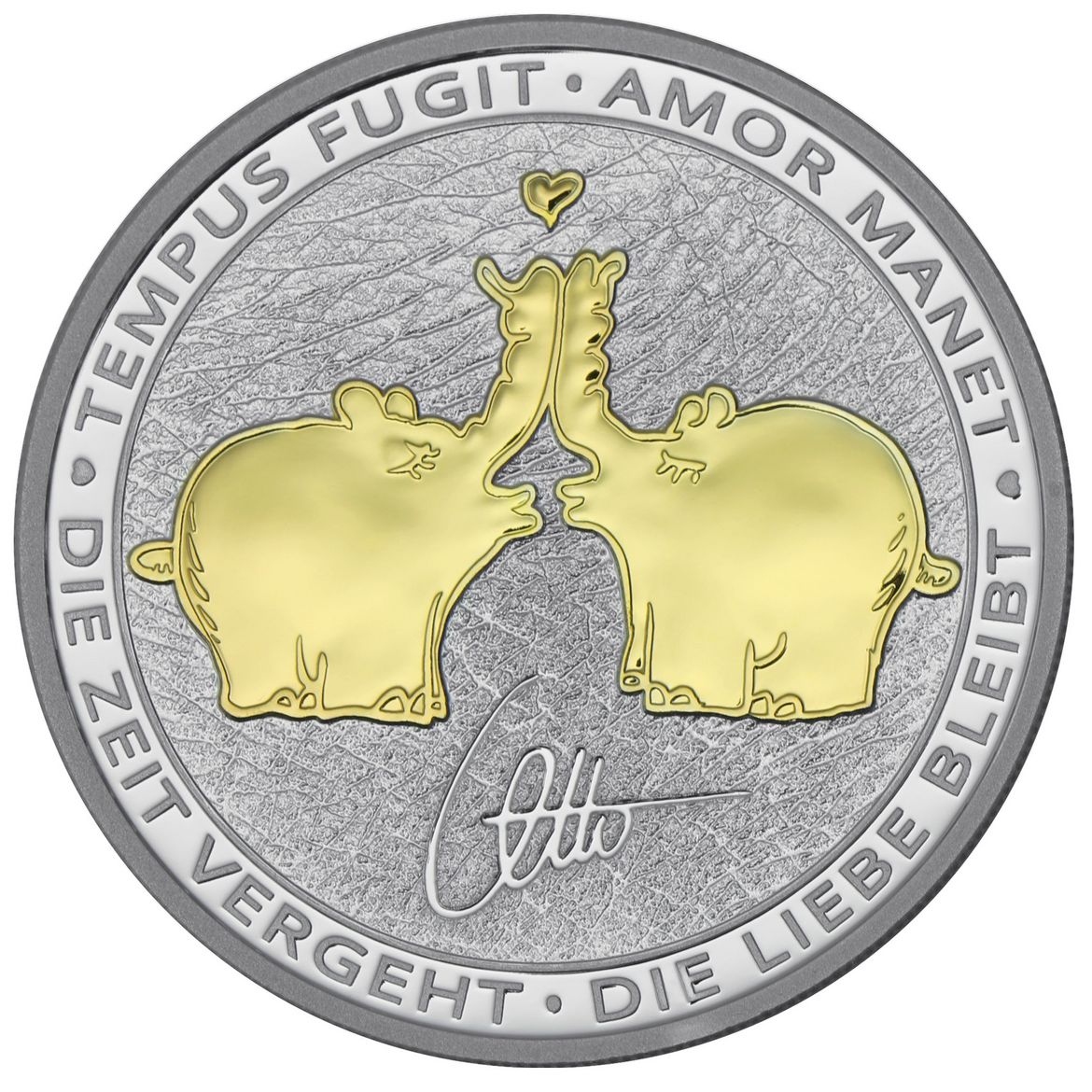 Gildet Ottifantenmünze der Perth Mint