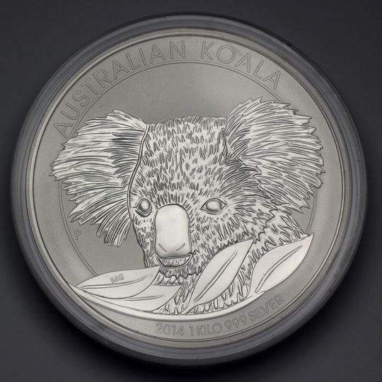 1kg Koala Silbermünze 2014