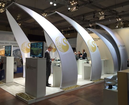 Perth Mint Messestand auf der World Money Fair