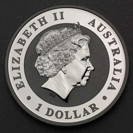 1oz Koala Silbermünze 2013 Kopfseite