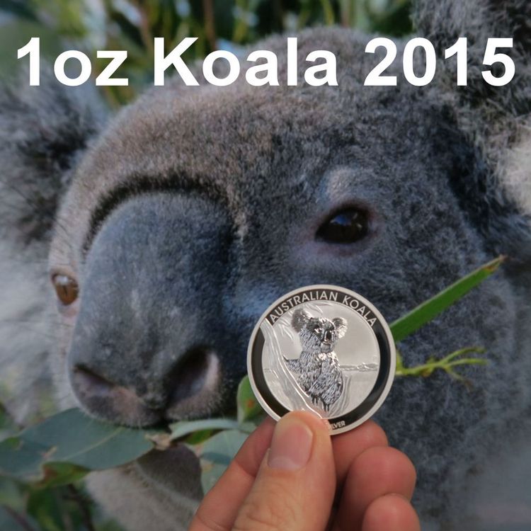 Koala Silbermünze 2015